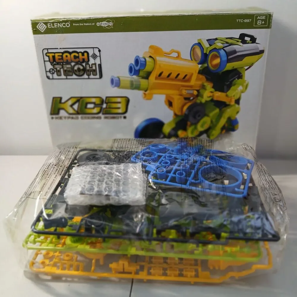 KC3 Keypad Coding Robot Hands on Learning Elenco Teach Tech NEW DAMAGED BOX